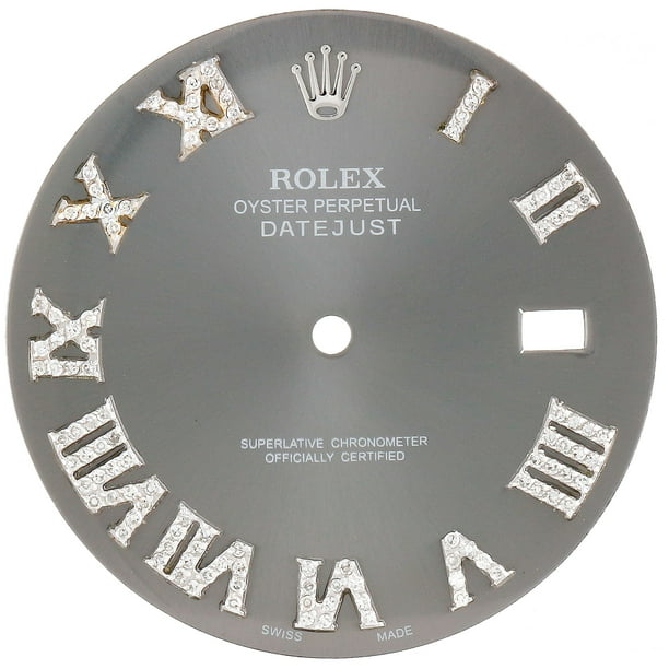 rolex diamond roman numerals