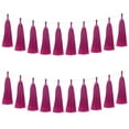 thumbnail image 1 of Guirnalda de Borlas Uxcell con Cuerda, Guirnalda de Borlas de Papel de Seda para Aniversario/Boda Cumpleaños Rojo Rosa, 1 of 1