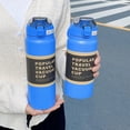 thumbnail image 5 of 900ml Large Capacity Stainless Steel 304 Sport Thermos Mug With Straw Portable Vacuum Flask Travel Thermal Water Bottle Tumbler, 5 of 5