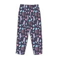 thumbnail image 4 of Kdxio Women's Comfy Stretch Watercolor Marine AnimalsPrint Drawstring Pajama Pants-Small, 4 of 9