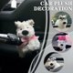 thumbnail image 4 of Lindo cachorro de peluche de West Highland para decorar el coche. Regalo ideal para niñas y decoración del hogar. Material suave y de alta calidad. Fácil instalación para el salpicadero del coche y la, 4 of 5