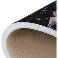 thumbnail image 7 of SKYSONIC Embroidery Swallows Non-Slip Area Rug, Starry Sky Meteor Floor Carpet Comfort Floor Mats Decor for Indoor Front Porch,Living Room, Bedroom,Kitchen,72"x48", 7 of 7