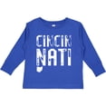 thumbnail image 3 of Inktastic Cincinnati, Ohio Distressed Font Boys or Girls Long Sleeve Toddler T-Shirt, 3 of 5