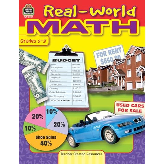 Pre-Owned Real-World Math: Grades 5-8 Paperback