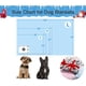 thumbnail image 4 of Manta de peluche para perros de felpa azul suave, 61 x 81 cm, pequeña, 4 of 7