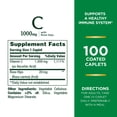 thumbnail image 4 of Nature's Bounty Vitamin C with Rose Hips Antioxidant & Immune Support Collagen Production 1000mg 100 Coated Caplets, 4 of 9