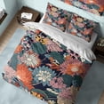 thumbnail image 1 of Colcha japonesa Crisantemo Juego de cama, manta con flores de colores, 1 of 9