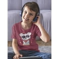 thumbnail image 2 of Cute  Koala W Red Scarf T-Shirt Juniors -Image by Shutterstock,  x-Small, 2 of 4