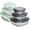 2 Colors, variant on 6 Pack Stainless Steel Food Storage Containers with Leak-Proof Lids, 2 Sets (12/24/40 oz) Reusable Metal Meal Prep Lunch Boxes, BPA-Free, Dishwasher Safe for Sandwich, Snacks & Fruit (2 Colors)