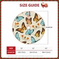 thumbnail image 4 of Bingfone Christmas Tree Skirt Mat Christmas Decoration Interior 48"-Butterflies, 4 of 8