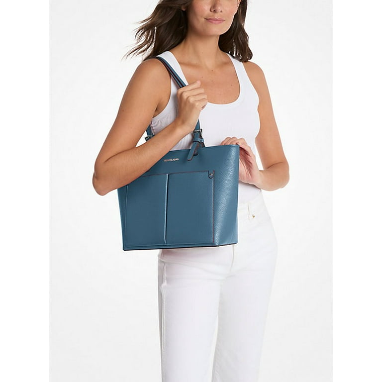 Michael Kors Women's Jet Set Medium Pocket Tote Bag Cornflower