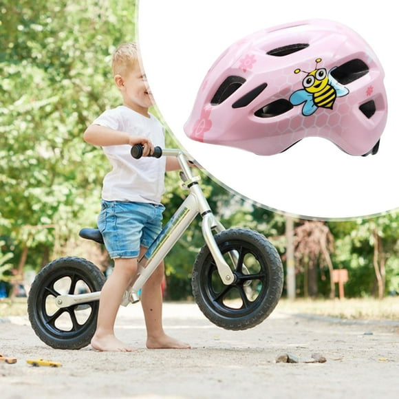 Casco de ciclismo Casco de bicicleta para niños para patinaje sobre ruedas Montar Deportes al aire libre rosa