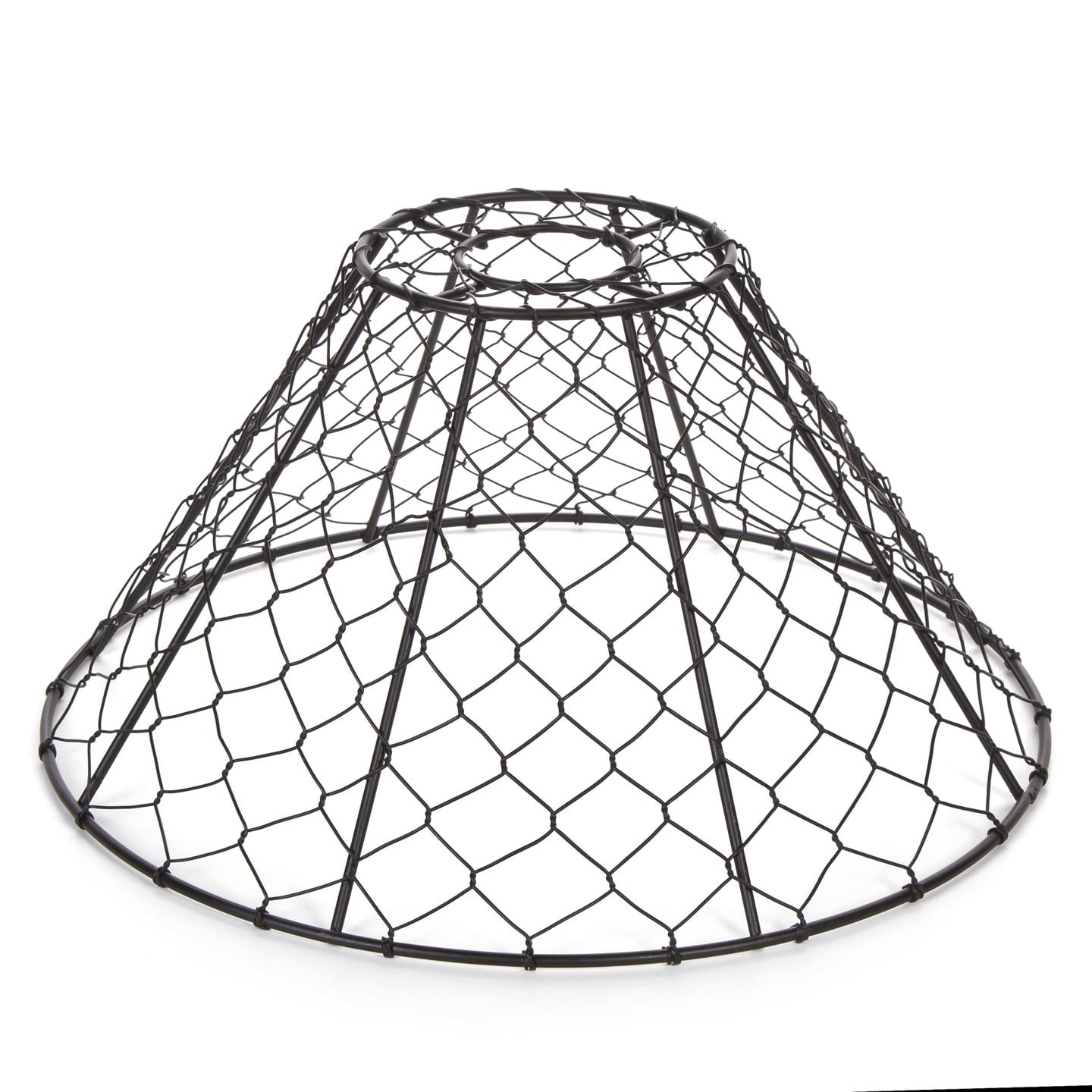 Chicken Wire Pendant Light Shade: Black, 12 x 6 inches - Walmart.com