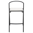 thumbnail image 5 of SAFAVIEH Knightley Counter Stool, White/Black, Set of 2 (18.5 in. W x 23.5 in. D x 34 in. H), 5 of 14