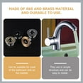 thumbnail image 6 of Monyance washing basin rings Bath Tub Accessory Sink Overflow Ring 2Pcs 22mm-24mm(1.18X1.18X0.55Inches), 6 of 10