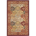 thumbnail image 3 of Safavieh Heritage Woodville Oriental Wool Area Rug, Multi/Red, 6' x 9', 3 of 8
