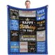 thumbnail image 1 of LHSHID Birthday Gifts for Men Dad Blanket for Gifts Best Dad Ever Gifts Ultra Soft Throw Blanket Fluffy Blanket Flannel Blanket Fuzzy Blanket for Couch Bed Indoor Outdoor 50"x60", 1 of 9