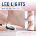thumbnail image 4 of LQT Electric Callus Remover, Electric Foot File Remover, Portable Foot Care Device with 2 Roller Heads and 2 Speed ​​Settings.White, 4 of 8