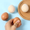 thumbnail image 4 of Simulated Egg Squishy for Adults Soft Tactile Office Desk Accessory Slow Rebound TPR Sensory Gadget 2.17 x 1.77 Inch Manual Venting Tool 1 Pack, 4 of 5