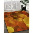 thumbnail image 2 of Ahgly Company Indoor Rectangle Patterned Neon Orange Area Rugs, 5' x 8', 2 of 6