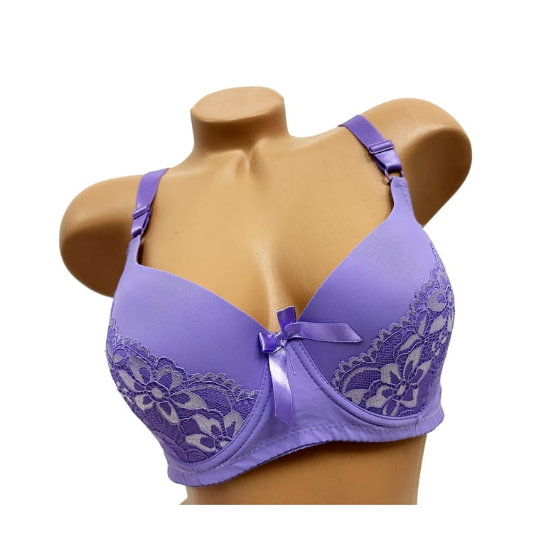 Women Bras 6 Pack of T-shirt Bra B Cup C Cup D Cup DD Cup DDD Cup 38DDD  (S9298) 