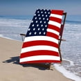 thumbnail image 6 of Independence Day,Beach Towel,Microfiber Beach Towel,Luxurious Printed Beach Towel With Cool - Oversized Towel For Pool Beach - Lightweight Towel For Swimming Camping,Yoga,Travel - Flag, 6 of 8
