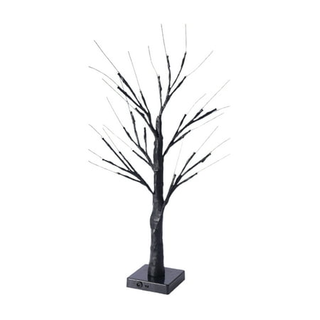 

Night Birch Tree Light Free Standing Bedroom Indoor Battery Operated Gift 24 LED