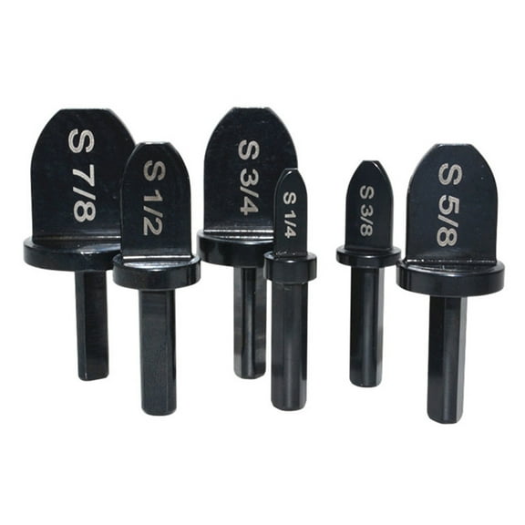 LOLIPPYY 6-Piece Black Copper Tube Swaging Tool Set for and Air Conditioner Maintenance