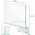 thumbnail image 2 of Multi-Functional Organizer for Closet and Kitchen, Crystal-Clear Acrylic Bookshelf Dividers with Easy Adjustment, Customizable Cubby Size for Storage Shelf (Pack Of 4), 2 of 5