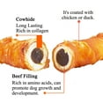 thumbnail image 4 of All Kinds of Chicken Flavor Dog Treats for Small, Medium, & Large Dog, Made from Fresh Chicken, Including Chicken Gizzard Jerky, Cowhide Wrapped in Chicken. 10.6oz, 4 of 15