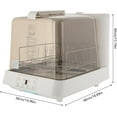 Portable Countertop Dishwasher, Mini Automatic Dishwashing with 1.59Gal