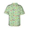 thumbnail image 3 of Daiia Spring Gnomes Hawaiian Shirt for Men Gentle Cotton Regular Short Sleeve Casual-XX-Large, 3 of 9