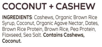 The GFB Coconut Cashew Crunch Bites, 4 Ounce -- 6 per case.
