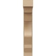 thumbnail image 2 of 6"W x 12"D x 36"H Thin Sheridan Rough Cedar Woodgrain TimberThane Corbel, Primed Tan, 2 of 6