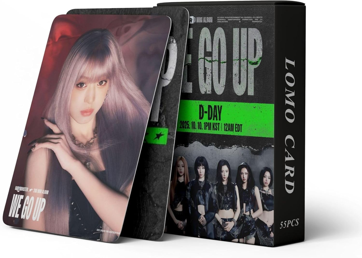 BABYMONSTER 2ND MINI ALBUM WE GO UP Photocards - 55PCS Kpop Lomo