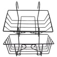 thumbnail image 2 of MIANGASTORE 2Pcs Balcony Hanging Flower Pot Holder Hanging Railing Planter Basket Metal Plant Pot Holder, 2 of 7