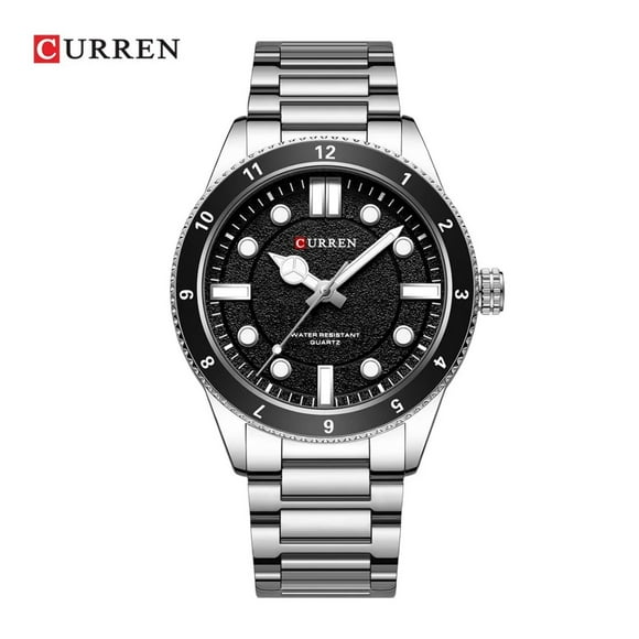 RELOJ CURREN KRED9601 PLATEADO