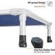 thumbnail image 4 of Chew Proof Elevated Dog Bed - Cooling Raised Pet Cot - Silver Aluminum Frame and Durable Textilene Mesh Fabric, Unique Designed No-Slip Feet for Indoor or Outdoor Use, Black Silver, X Large, 4 of 5