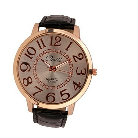 Large Face Fashion Design Wristwatch Easy to Read Fashion