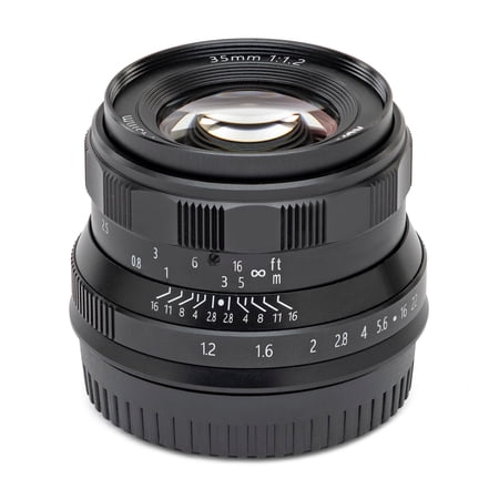 UPC: 0663701856507 | Koah Artisans Series 35mm f/1.2 Manual Focus Lens for Sony E (Black)