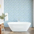 thumbnail image 6 of Ambesonne Flower Peel & Stick Wallpaper for Home, Botanical Spring Vibe, 13"x100", Pale Green and Pale Blue, 6 of 6