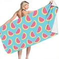 thumbnail image 5 of kladzum Microfiber Beach Towel, Lightweight Travel Towel, 30x60" Bath Towel Pool Towels for Adults, Beach Accessories Super Absorbent Towels for Beach, Camping, Swim Pool, Gym, Sports& Yoga, 5 of 7