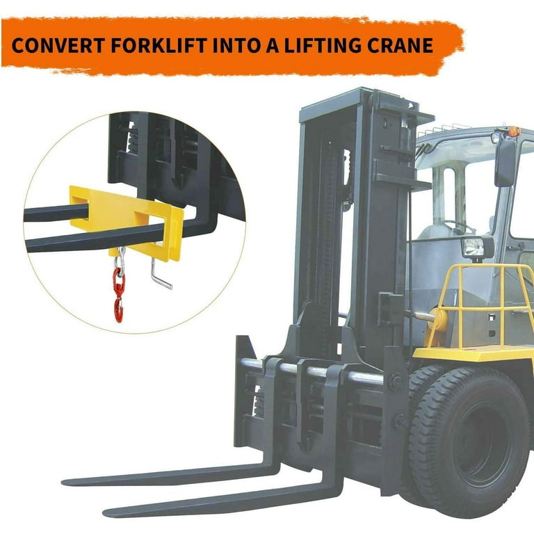 Bilot Forklift Lifting Hook 4000lbs Capacity Forklift Mobile Crane