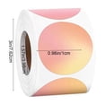 thumbnail image 3 of Dvumao 500 Pcs 1-Inch Colored Dot Stickers, Self-Adhesive Round Labels for Crafting, Scrapbooking & Gift Wrapping, 3 of 7