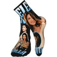 thumbnail image 6 of Selena Quintanilla Socks Mid-Calf Athletic Socks Crew Socks Boot Socks Dress Socks Funny Novelty Cotton Socks Gifts for Women Men, White, 6 of 6