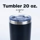 thumbnail image 5 of Vasos de Acero Inoxidable NORDAY Termo Tumbler Vaso Térmico 20oz 600ml Tapa Antiderrame Negro, 5 of 6