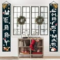 thumbnail image 5 of Franhais Christmas Porch Banner Cartoon Letter Print Hanging Door Banner Sign for Holiday Home Yard Indoor Outdoor Decorations, 5 of 7