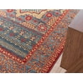 thumbnail image 6 of Rugs.com Amina Collection Rug – 2' x 3' Navy Blue Flatweave Rug Perfect For Living Rooms, Large Dining Rooms, Open Floorplans, 6 of 9