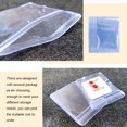 thumbnail image 2 of Inteprter 50 Uds. De libros transparentes para guardar joyas, pequeños regalos de plástico transparente, bolsa con cierre de cremallera para joyería, Type5 NO5 Inteprter HA006941-02, 2 of 6