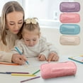 thumbnail image 3 of Matoen Big Capacity Pencil Case Pouch Bag Pen Box Beige Zipper Stationery Bag with Compartments for Teen Adults Student Teen High Office Supplies, 3 of 3